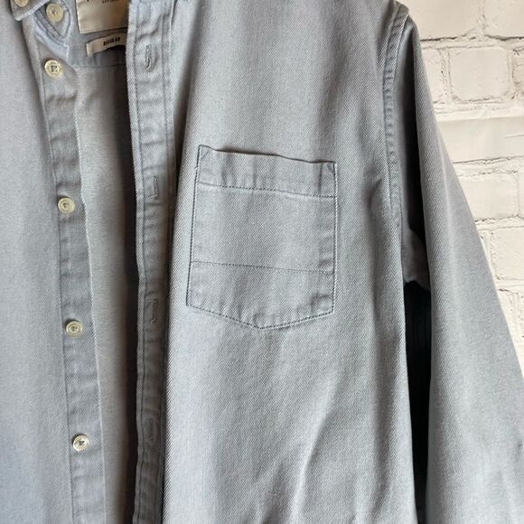 Tom Tailor Regular Fit Blue Shirt Medium - Picture 4 of 14